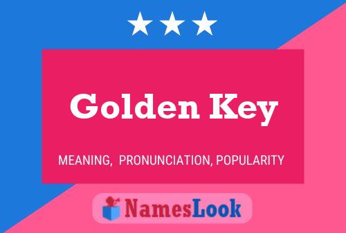 Póster del nombre Golden Key