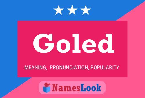 Póster del nombre Goled