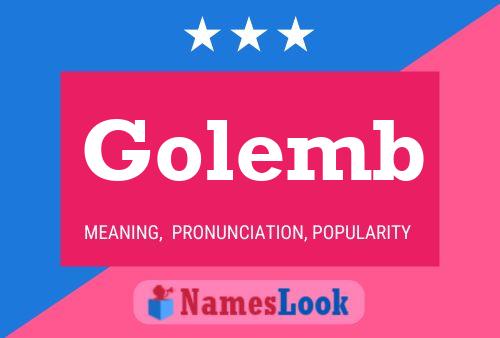 Póster del nombre Golemb