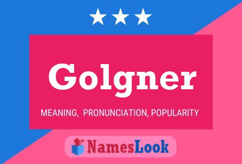 Póster del nombre Golgner