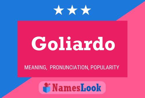 Póster del nombre Goliardo