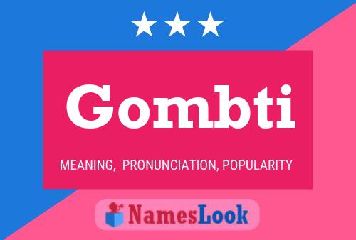 Póster del nombre Gombti