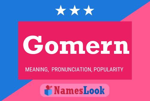 Póster del nombre Gomern