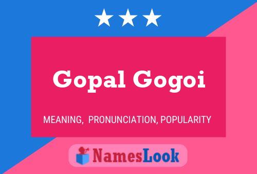 Póster del nombre Gopal Gogoi