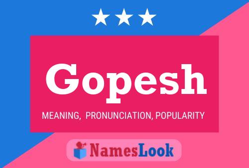 Póster del nombre Gopesh