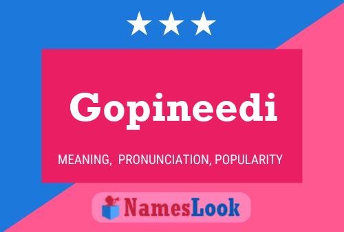 Póster del nombre Gopineedi