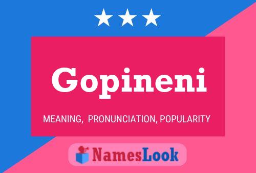 Póster del nombre Gopineni