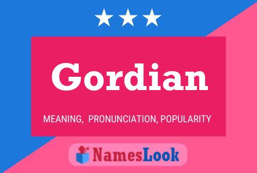 Póster del nombre Gordian