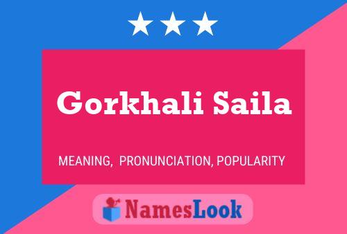 Póster del nombre Gorkhali Saila