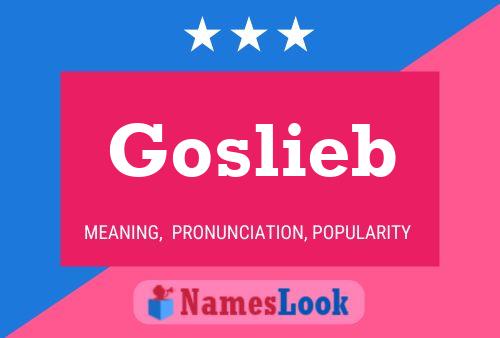 Póster del nombre Goslieb