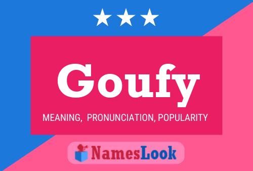 Póster del nombre Goufy