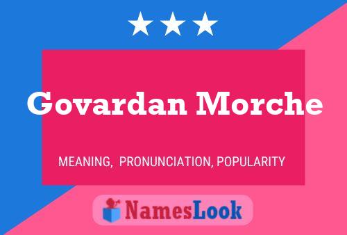 Póster del nombre Govardan Morche