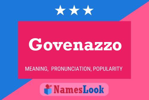 Póster del nombre Govenazzo