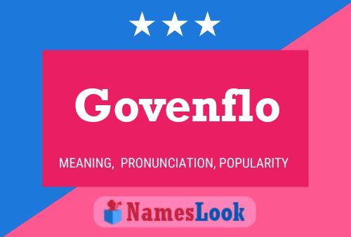 Póster del nombre Govenflo