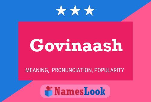 Póster del nombre Govinaash