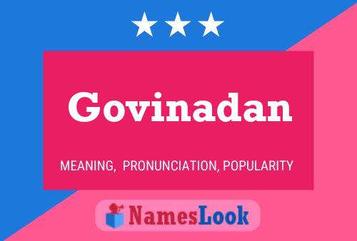 Póster del nombre Govinadan