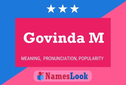 Póster del nombre Govinda M