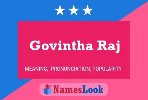 Póster del nombre Govintha Raj