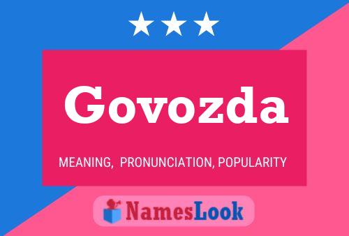 Póster del nombre Govozda