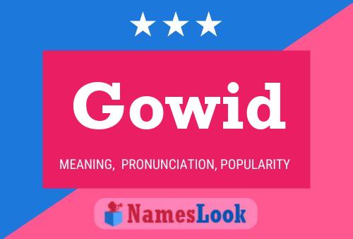 Póster del nombre Gowid