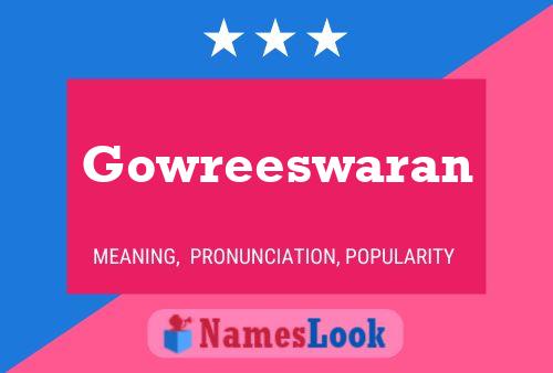 Póster del nombre Gowreeswaran