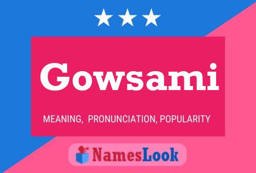 Póster del nombre Gowsami