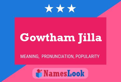 Póster del nombre Gowtham Jilla