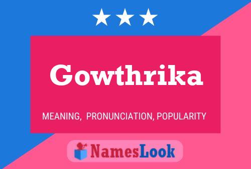 Póster del nombre Gowthrika