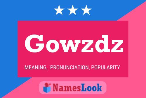 Póster del nombre Gowzdz