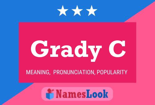 Póster del nombre Grady C