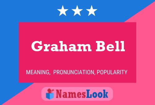 Póster del nombre Graham Bell