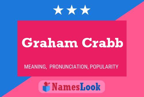 Póster del nombre Graham Crabb