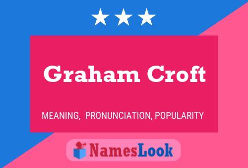 Póster del nombre Graham Croft