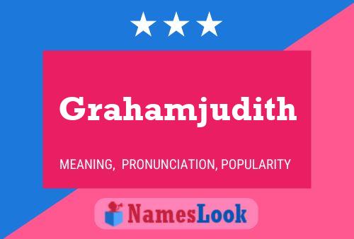 Póster del nombre Grahamjudith