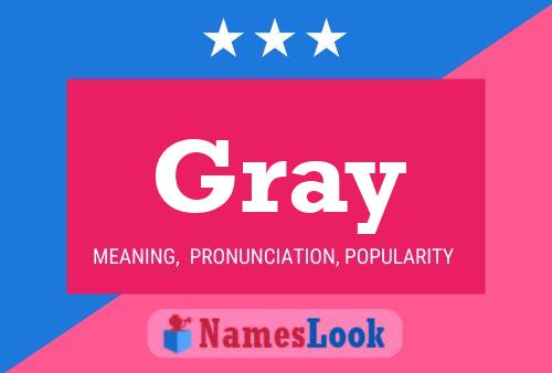 Póster del nombre Gray