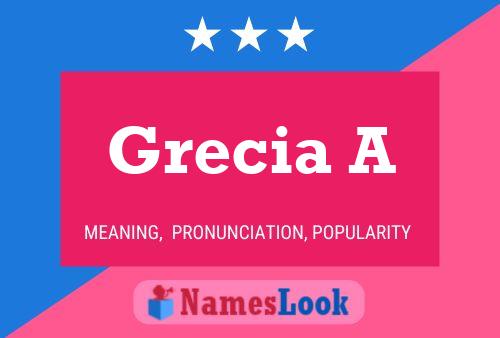 Póster del nombre Grecia A