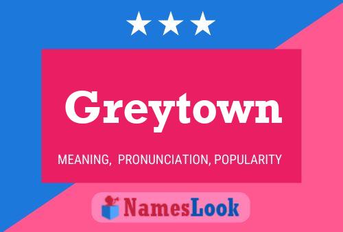 Póster del nombre Greytown