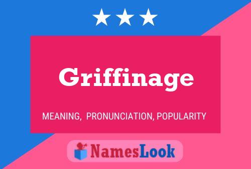 Póster del nombre Griffinage