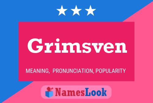 Póster del nombre Grimsven