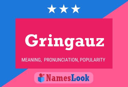 Póster del nombre Gringauz