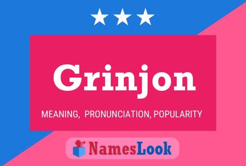 Póster del nombre Grinjon