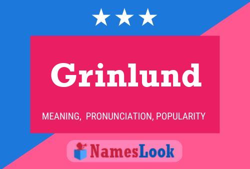 Póster del nombre Grinlund