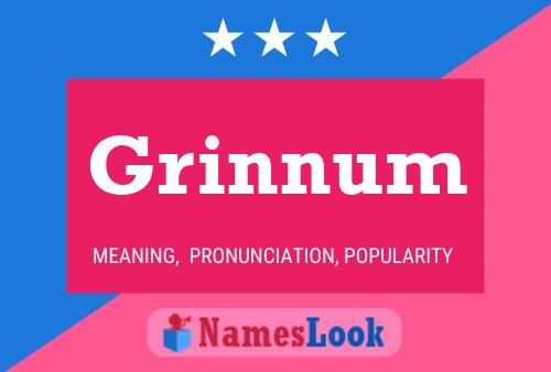 Póster del nombre Grinnum