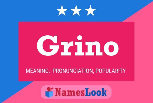 Póster del nombre Grino