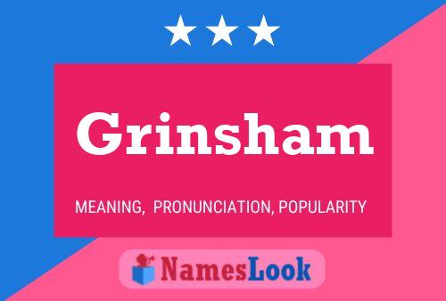 Póster del nombre Grinsham