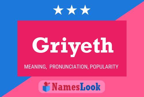 Póster del nombre Griyeth