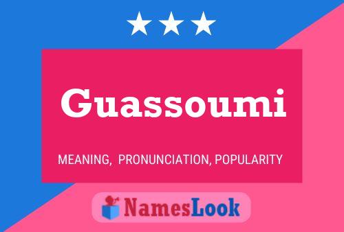 Póster del nombre Guassoumi