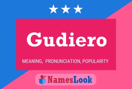 Póster del nombre Gudiero