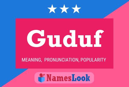 Póster del nombre Guduf