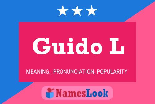 Póster del nombre Guido L